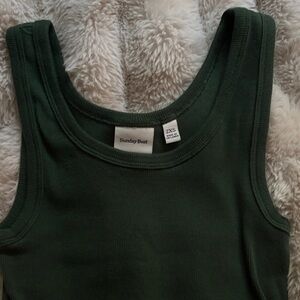 Sunday Best Forest Green Sleeveless Top